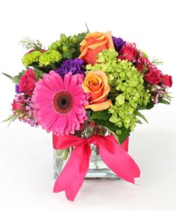 Jewel toned pink bouquet