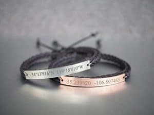 bronze and silver Cooridates Bracelets - Image from Amazon